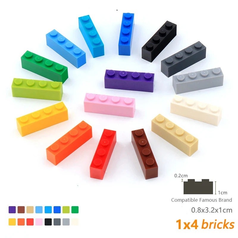 [50G] 3010 Small Particle Splicing Technology Building Blocks 1X4 Basic Bricks Compatible With Lego Moc Spare Parts - Image 2